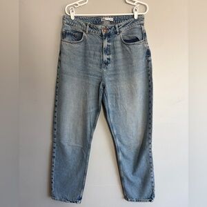 Zara Light Blue Relaxed Jeans